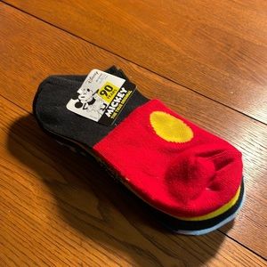 5 pairs Mickey Disney socks women’s 9-11 no show NIP